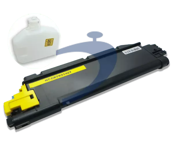 TONER COMPATÍVEL KYOCERA TK-5142 TK5142 TK5142Y AMARELO (YELLOW) | M6030 M6530 P6130 | ALPHA TECHNOLOGY 7K